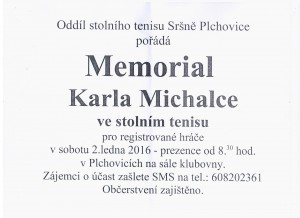 Memoriál Karla Michalce